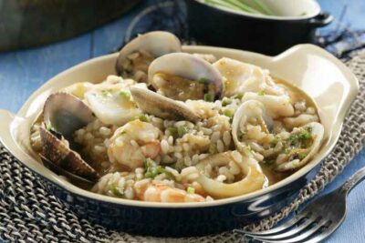 risotto frutti di mare retsept